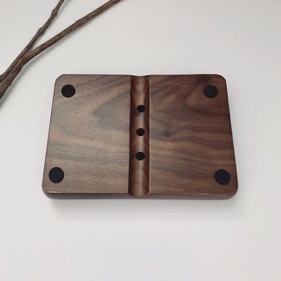 đ„Hot!âHandcrafted solidâwalnutâwoodâsoapâdish - Picture 4 of 4